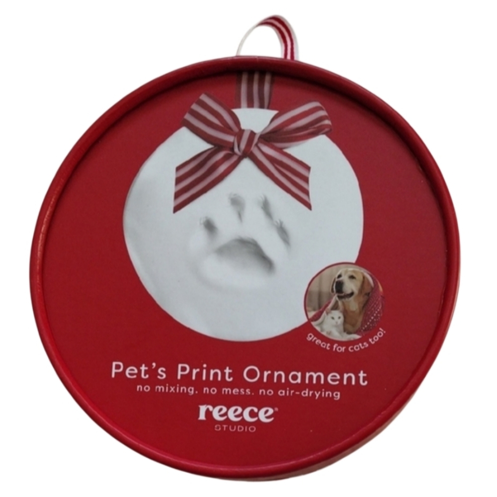 Reece Studio Pet's Print Christmas Ornament No Mixing No Mess No Air drying